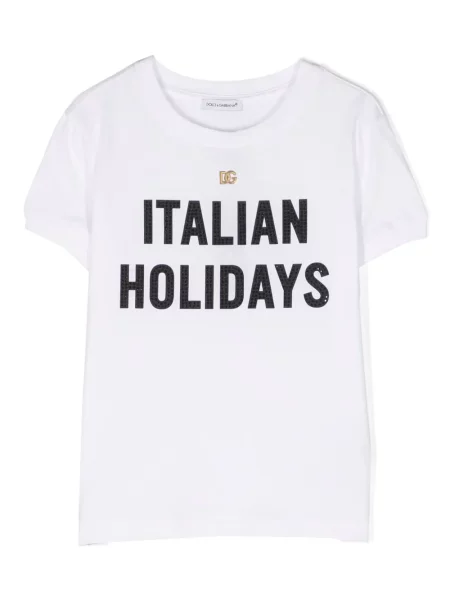 Koszulka dziecięca Dolce And Gabbana biała