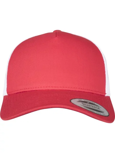 Retro kapa s šiltom Flexfit rdeča