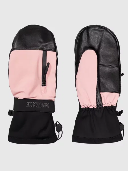 Комбіновані гірськолижні рукавиці WYND Mackage рожеві