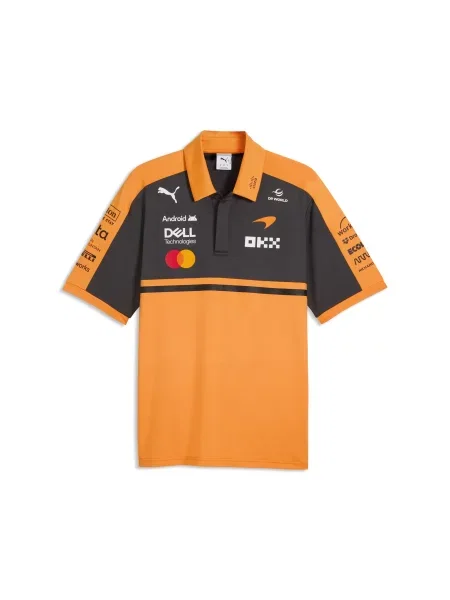 Replika koszulki polo PUMA x McLAREN RACING Akcesoria S pomarańczowy