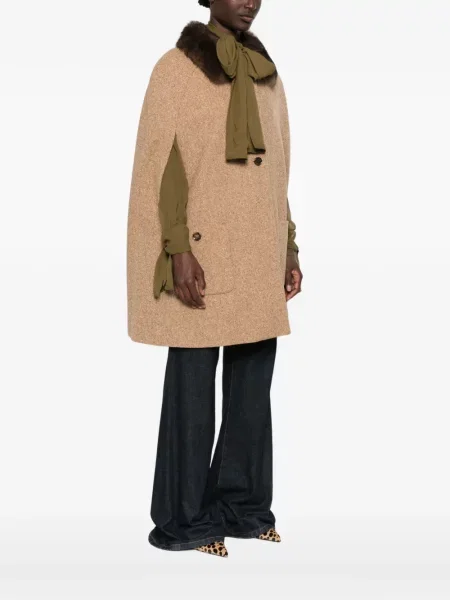 Αμανικας μπουφάν Valentino Garavani tweed καφέ