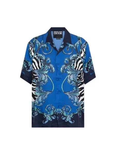 Koszula dżinsowa Versace Jeans Couture niebieska