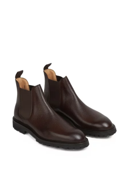 Кожени боти тип челси Crockett & Jones кафяво
