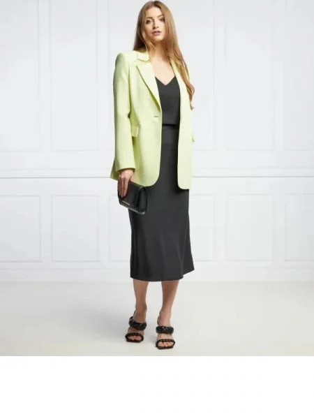 Calvin Klein Fustă | high rise negru