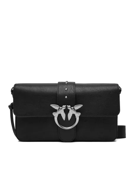 PINKO Kézitáska Love One Slouchy Zip Classic V' fekete