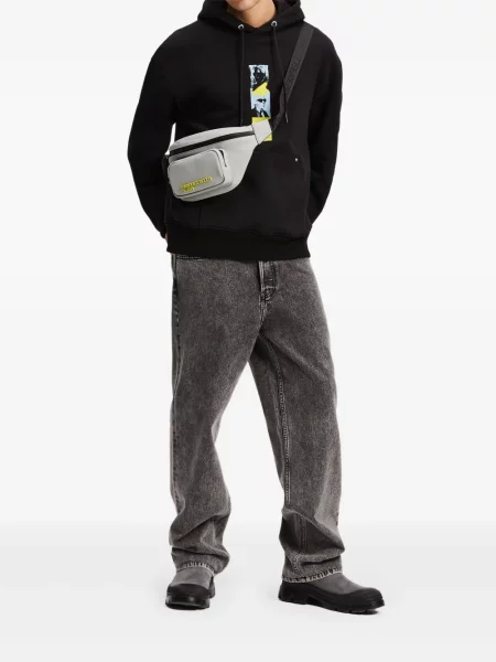 Mikina s kapucňou Karl Lagerfeld Jeans čierna