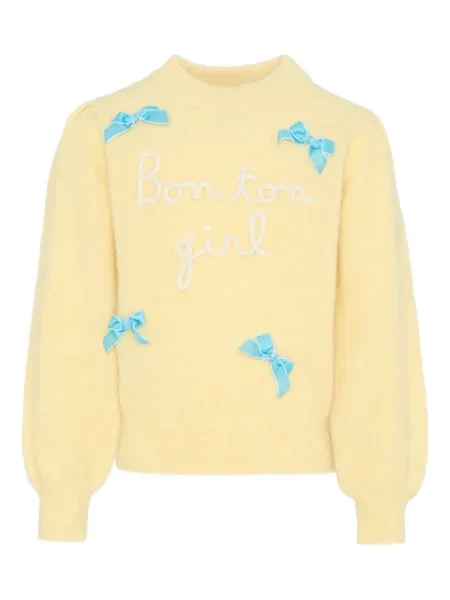 Sweter dziecięcy Mc2 Saint Barth żółty
