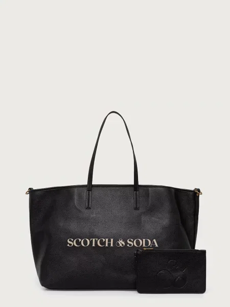 Scotch & Soda torebka shopper czarna
