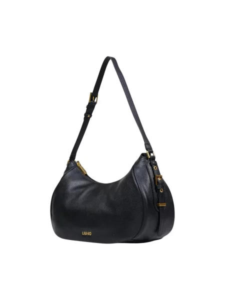 Torebka hobo Liu Jo skórzana czarna