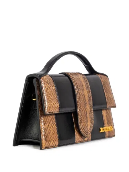 Geantă shopper Jacquemus maro