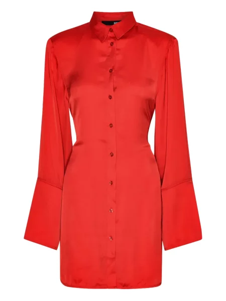 Rochie tip cămașă Rotate Birger Christensen de costum roșu