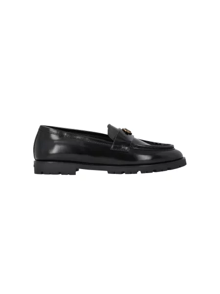 PINKO Mokasíny PINKO NORA 07 MOCASSINO CALF LEATHER Scarpe' černá