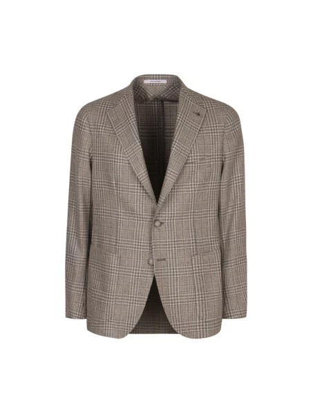 Marynarka Tagliatore wełniana jednorzędowa szara