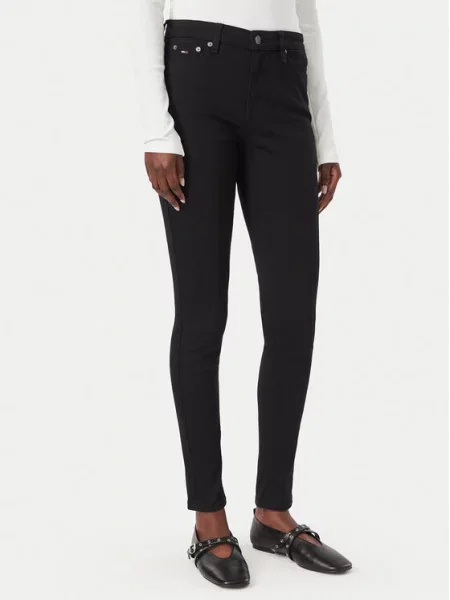 Tommy Jeans Jeans hlače Nora Skinny Fit črna
