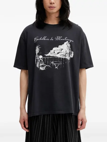 Tricou Rhude cu imagine negru