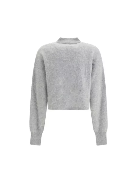 Max Mara Swetry Kobieta M Kaszmir Ercole Cashmere Cardigan szary