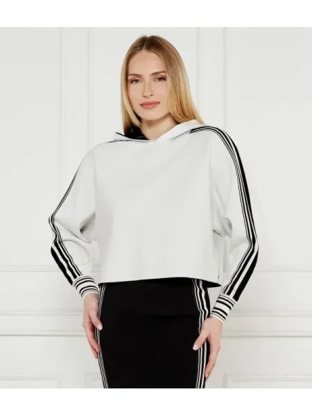 Marc Cain Hanorac | Relaxed fit alb