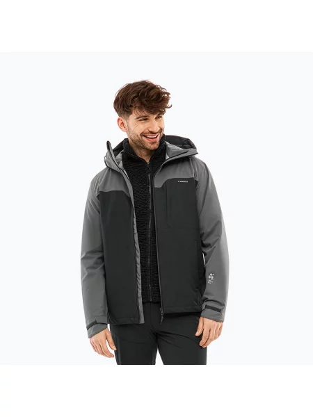 Bunda Viking Ravelo black/grey černá