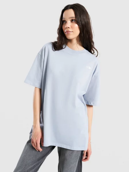 The North Face T-Shirt Oversize Essential Simple szara