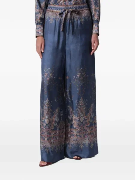 Pantaloni Zimmermann alergare albastru