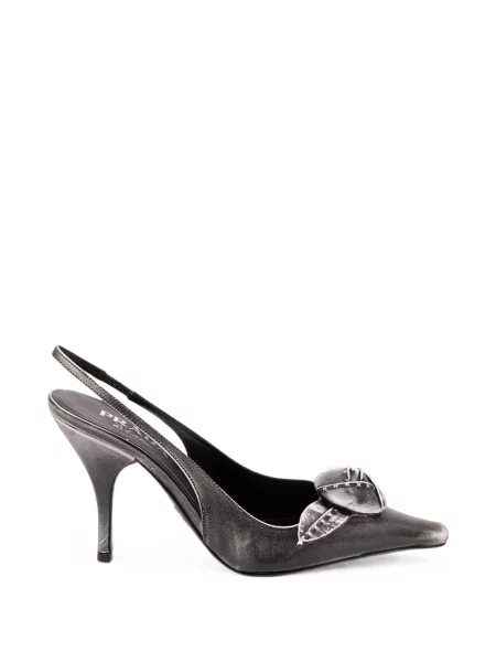 Pantofi cu toc Prada din piele slingback