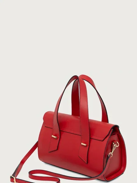 Bőr shopper táska Answear.lab piros
