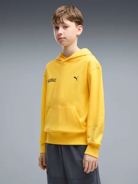 Детское худи Puma желтое