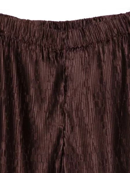 Pantaloni By Malene Birger plisate maro