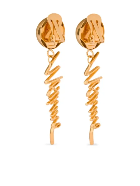 Cercei Moschino auriu