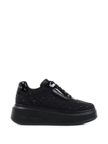 Sneakerși Karl Lagerfeld cu platformă negru