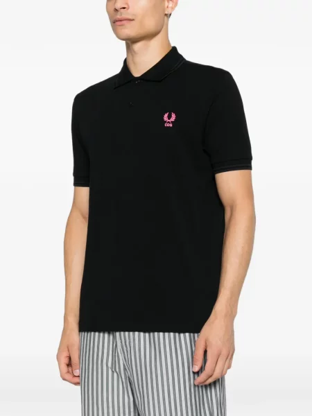 Polo Comme Des Garçons Homme με κέντημα μαύρο