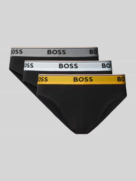 BOSS slipy z czarny