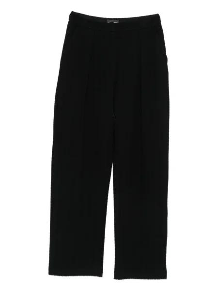 Pantaloni Emporio Armani plisate negru
