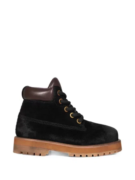 Buty do kostki Pdf zamszowe czarne