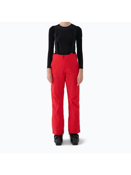 Pantaloni de schi pentru femei 4F Fnk red roșu