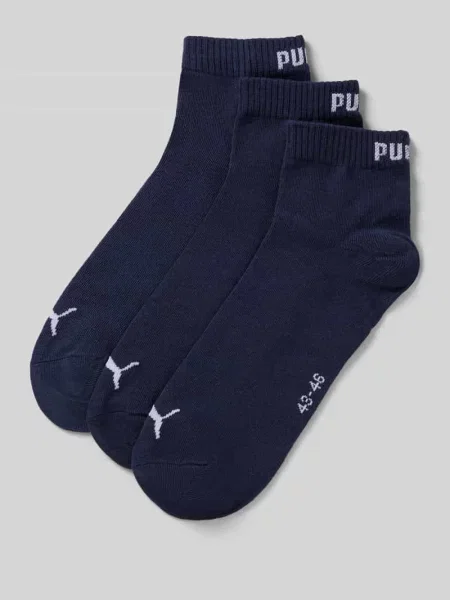 Skarpety do sneakersów z logo w zestawie 3 szt. Puma