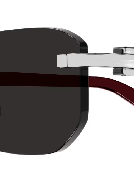 Saulės akiniai Cartier Eyewear sidabrinė