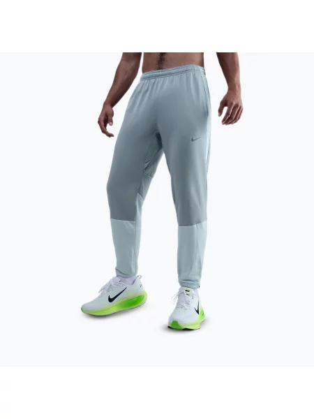 Pantaloni de alergare pentru bărbați Nike Challenger Therma-Fit Winterized light smoke grey gri