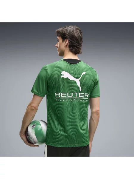 PUMA MÄ™ska dopasowana koszulka treningowa Borussia MÃ¶nchengladbach Akcesoria S zielony