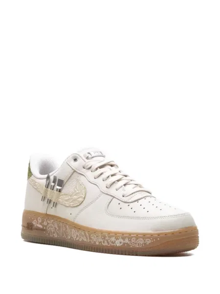 Fotbal sneakerși Nike Air Force 1 nurcă cu model floral alb