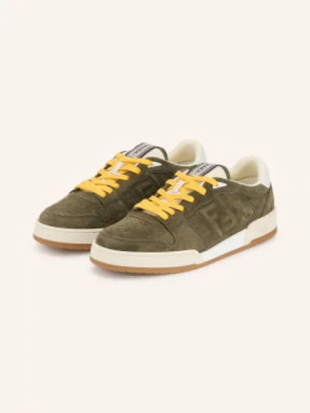 Fendi Sneakersy Match gruen