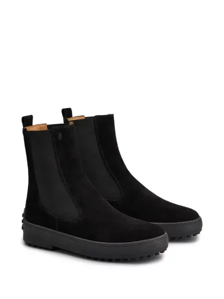 Botine chelsea Tod's din piele de căprioară negru