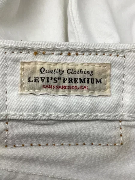 Decupat blugi Levi's® cu talie înaltă albastru