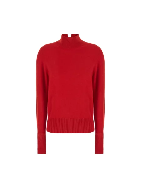 Sweter Pinko wełniany czerwony