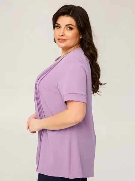Туніка All Posa бузковий креп