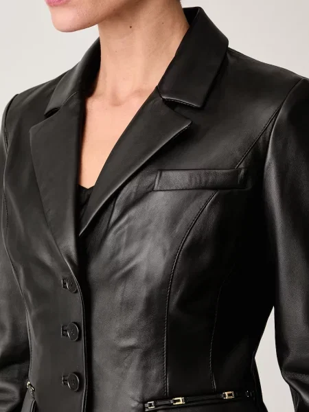 Elisabetta Franchi куртка шкіряна