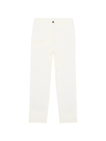 Pantaloni Fortela plisate alb