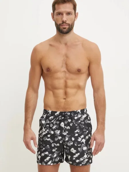Calvin Klein Swimwear Úszónadrág Regular Fit fekete