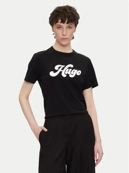 HUGO Tricou negru