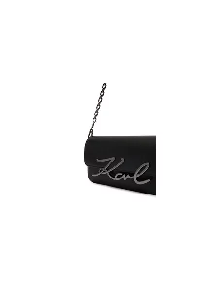 KARL LAGERFELD Ročna torba črna